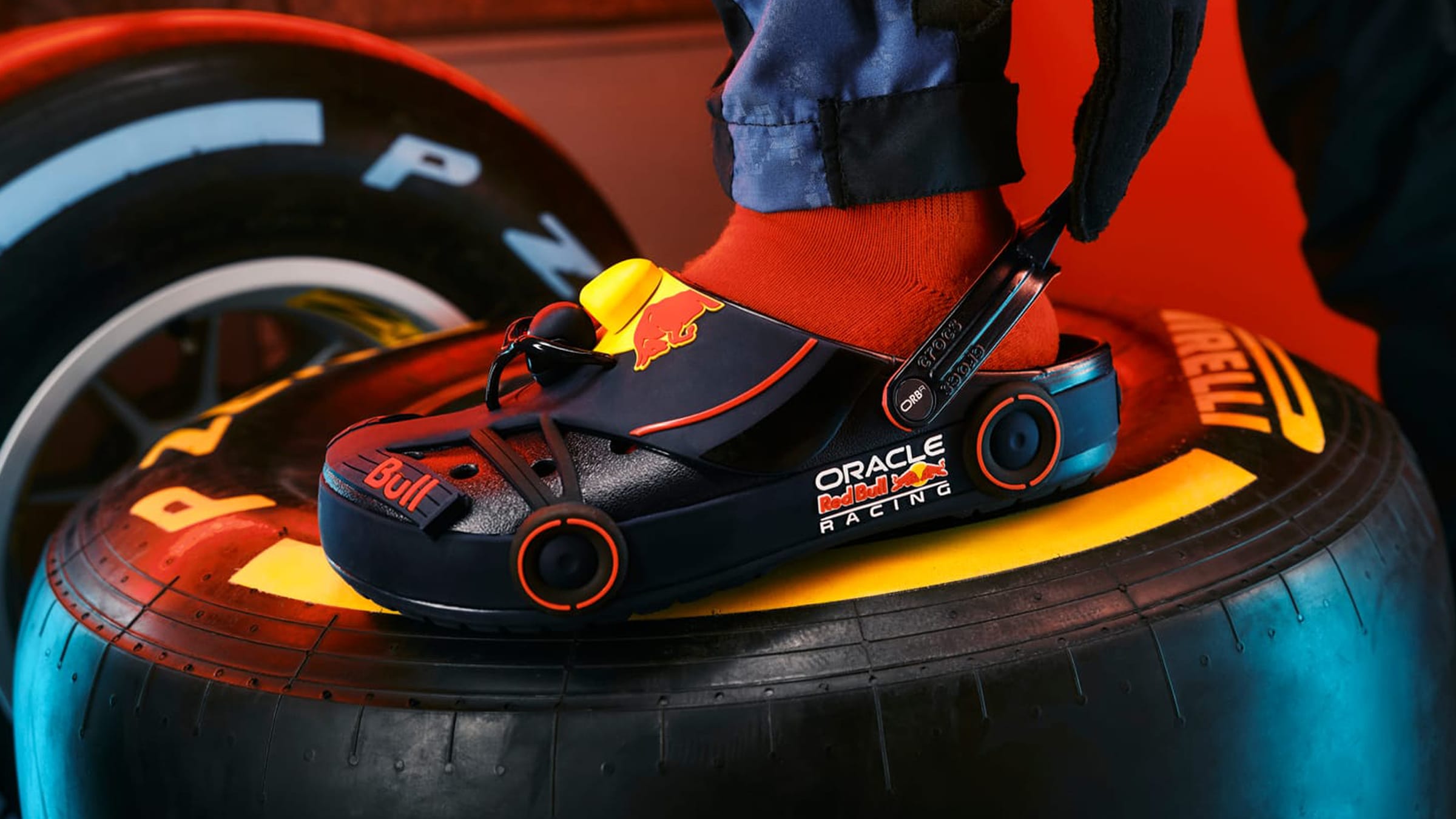 Red Bull Racing x Crocs, sabot inspiré d'une Formule 1